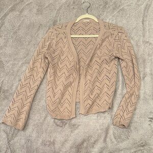 Abercrombie & Fitch Beige Knit Cardigan